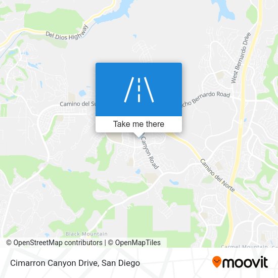 Cimarron Canyon Drive map