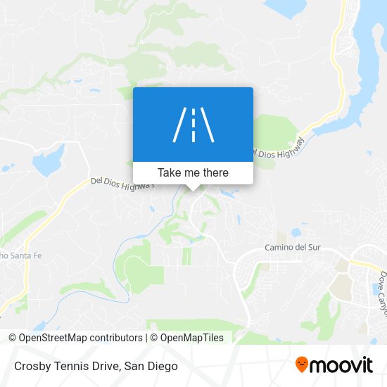 Mapa de Crosby Tennis Drive