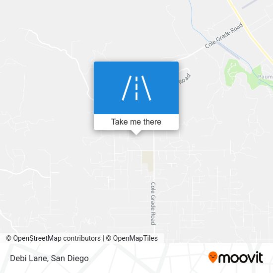 Mapa de Debi Lane