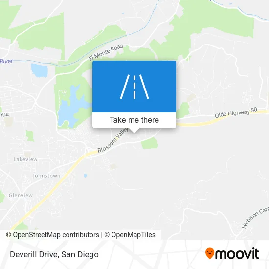 Deverill Drive map
