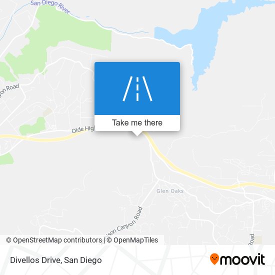 Divellos Drive map