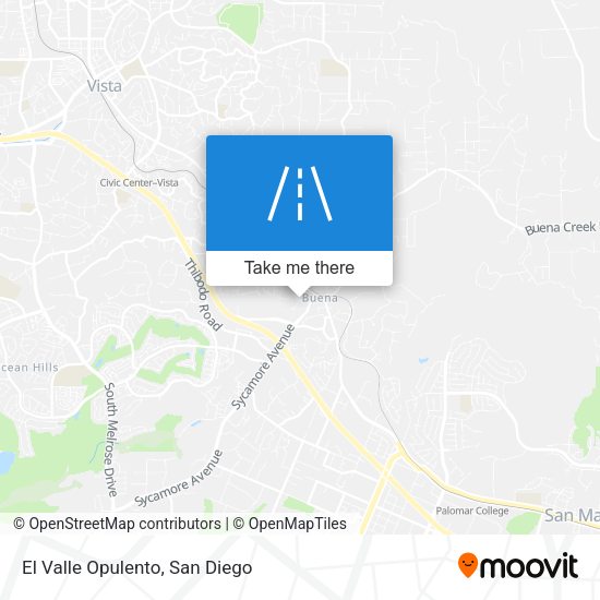 Mapa de El Valle Opulento