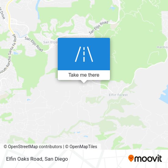 Mapa de Elfin Oaks Road