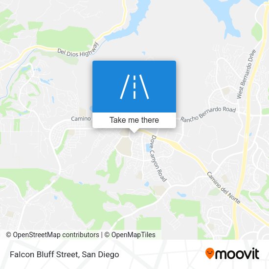 Mapa de Falcon Bluff Street
