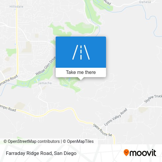 Mapa de Farraday Ridge Road