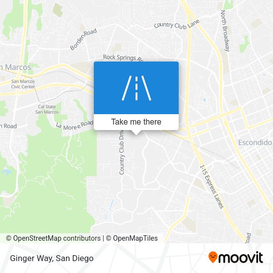 Mapa de Ginger Way