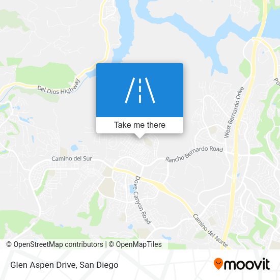 Glen Aspen Drive map