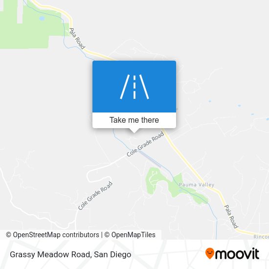 Grassy Meadow Road map