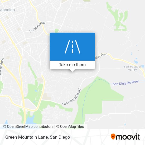 Green Mountain Lane map