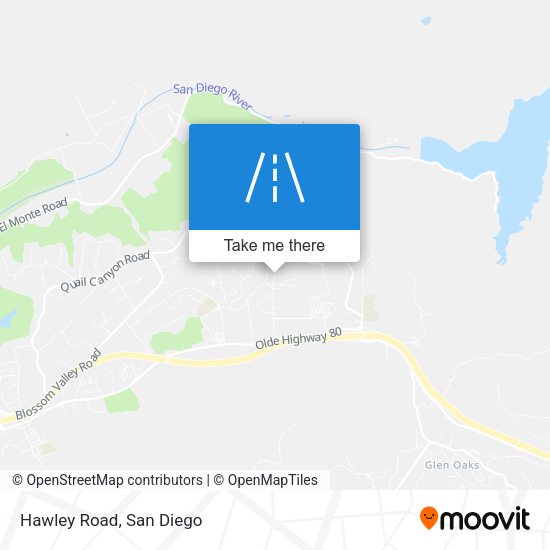 Mapa de Hawley Road