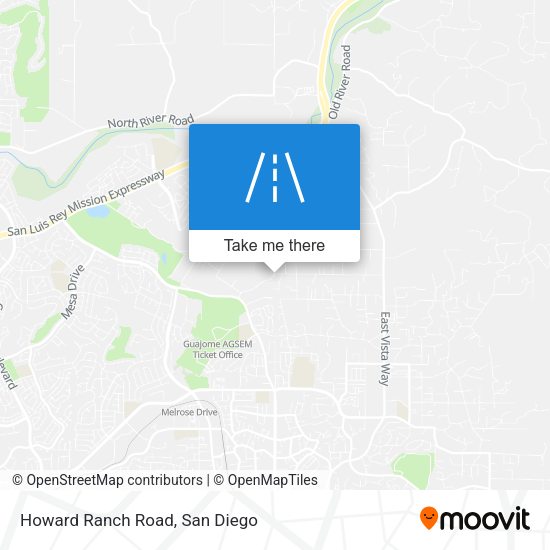 Howard Ranch Road map