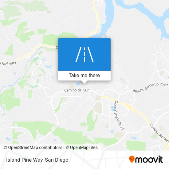 Mapa de Island Pine Way