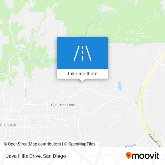 Mapa de Java Hills Drive