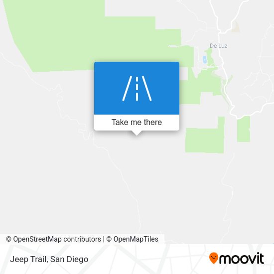 Mapa de Jeep Trail