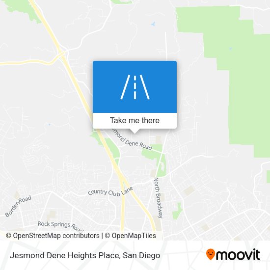 Jesmond Dene Heights Place map