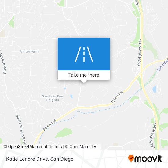 Mapa de Katie Lendre Drive