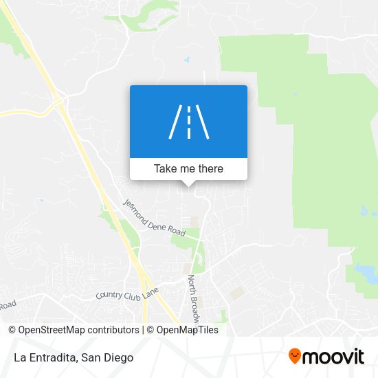 Mapa de La Entradita