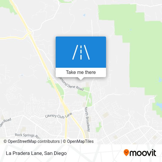 Mapa de La Pradera Lane