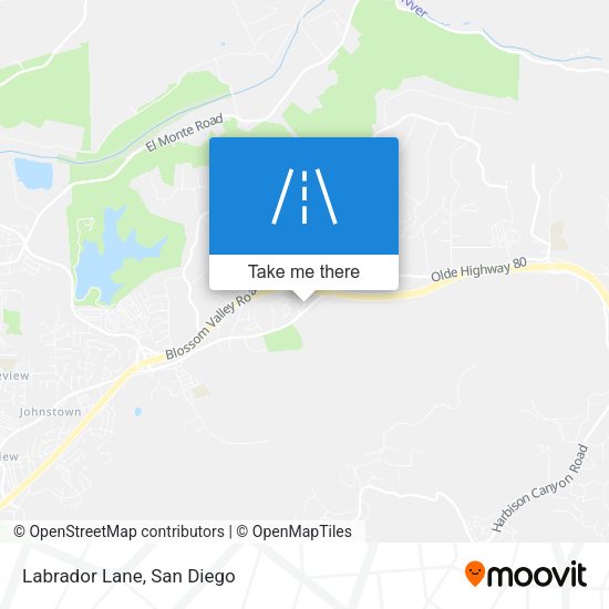 Mapa de Labrador Lane