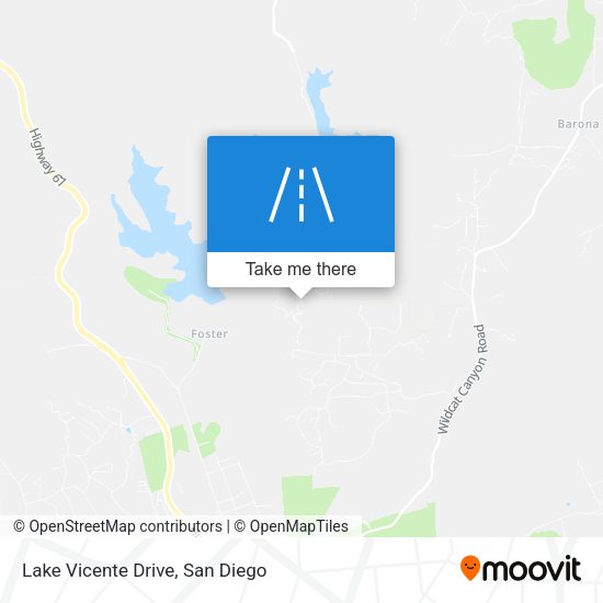 Mapa de Lake Vicente Drive