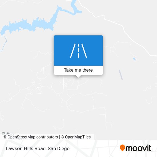 Lawson Hills Road map