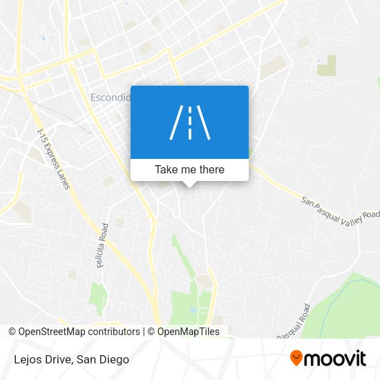Mapa de Lejos Drive