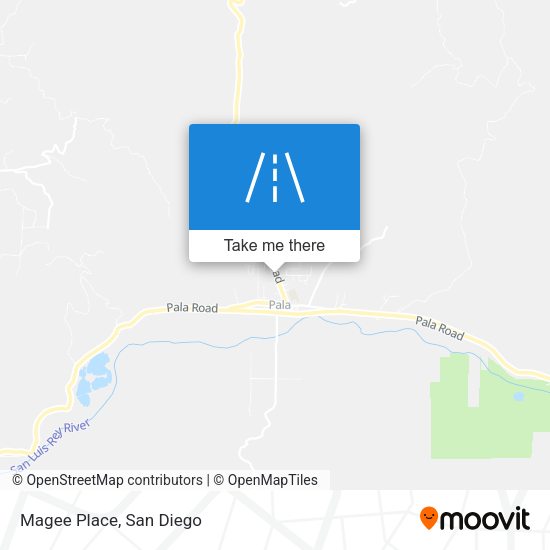 Mapa de Magee Place