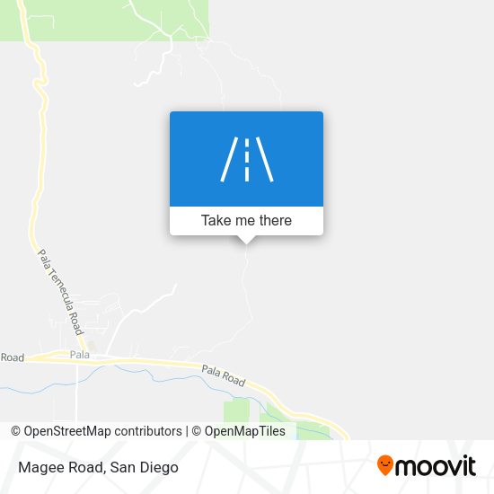 Mapa de Magee Road