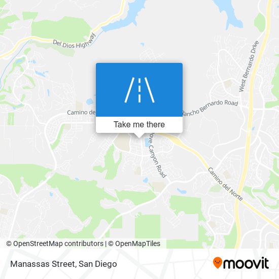 Manassas Street map