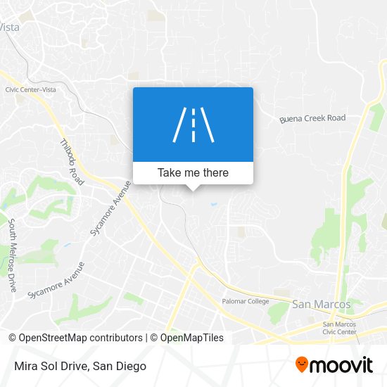 Mapa de Mira Sol Drive