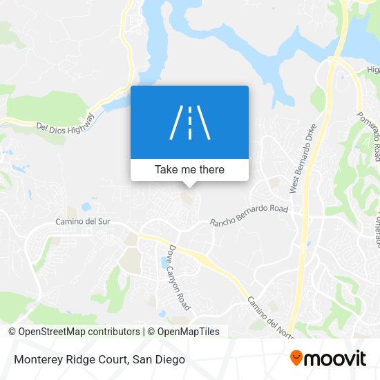 Mapa de Monterey Ridge Court