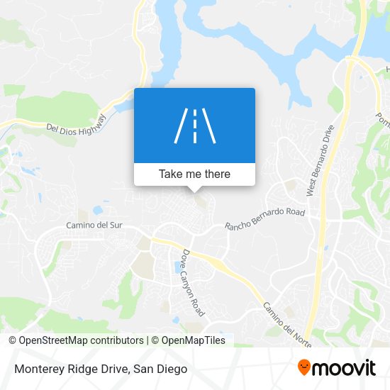Monterey Ridge Drive map