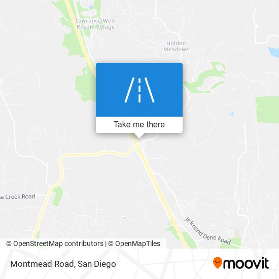 Mapa de Montmead Road