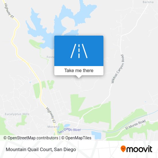 Mapa de Mountain Quail Court
