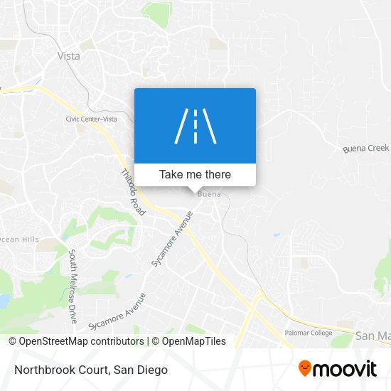 Mapa de Northbrook Court