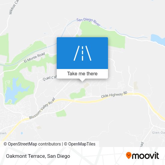 Mapa de Oakmont Terrace