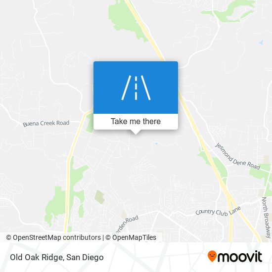 Mapa de Old Oak Ridge