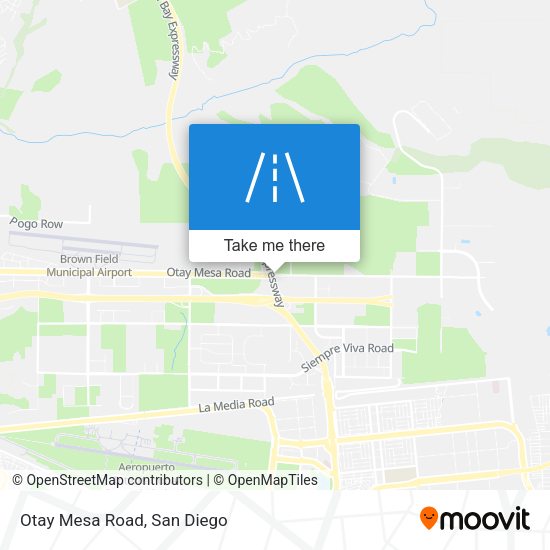 Otay Mesa Road map