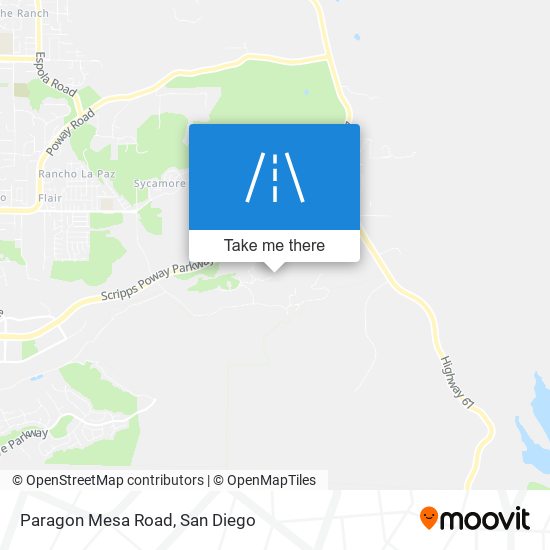 Mapa de Paragon Mesa Road