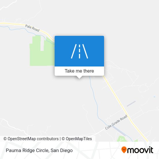 Mapa de Pauma Ridge Circle
