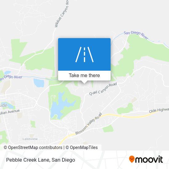 Mapa de Pebble Creek Lane