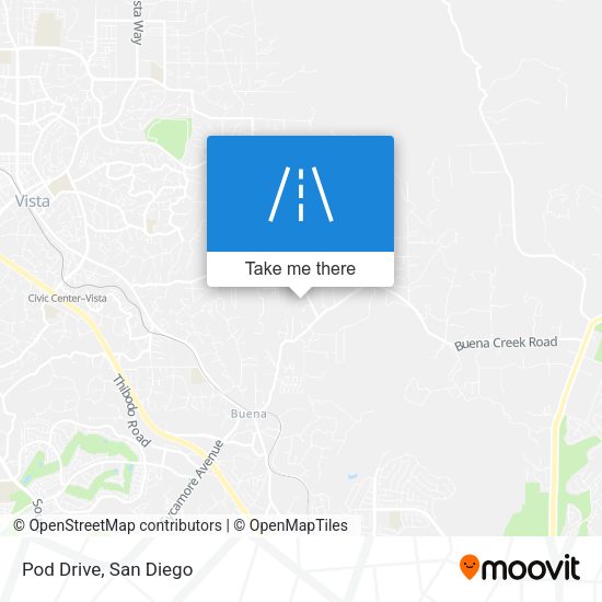 Mapa de Pod Drive