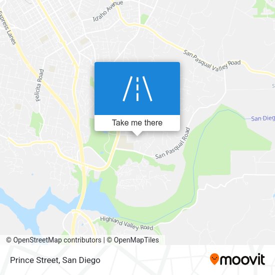 Mapa de Prince Street