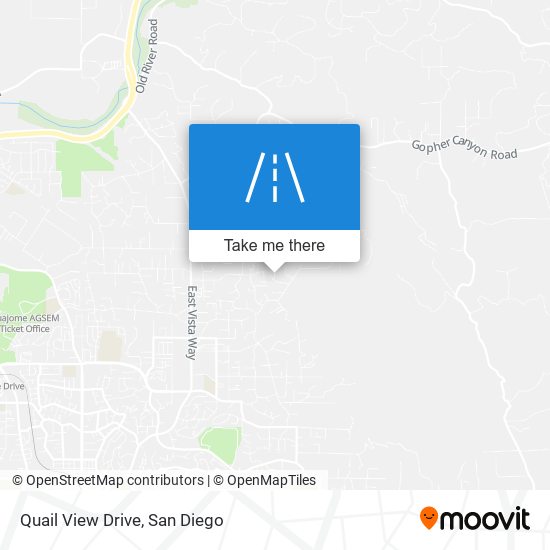 Mapa de Quail View Drive
