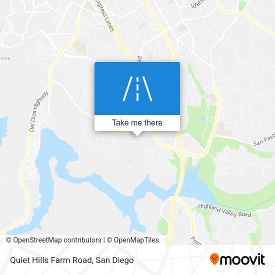 Mapa de Quiet Hills Farm Road