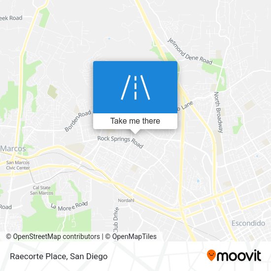 Mapa de Raecorte Place