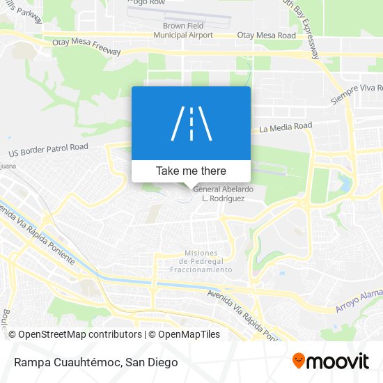 Rampa Cuauhtémoc map