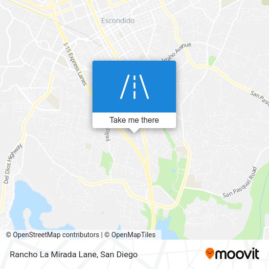 Rancho La Mirada Lane map