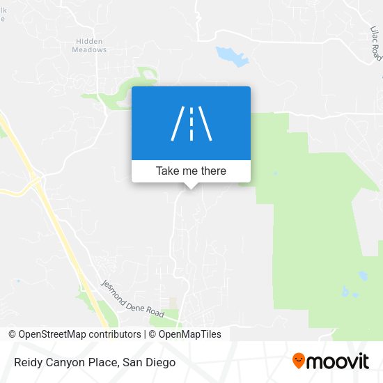 Mapa de Reidy Canyon Place
