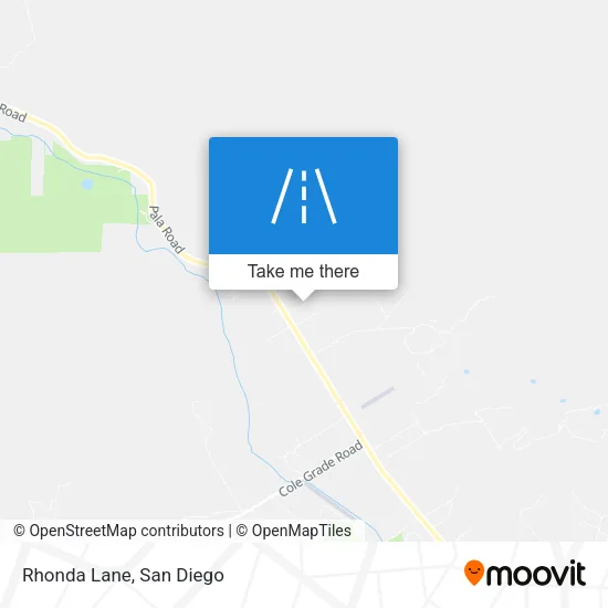 Rhonda Lane map